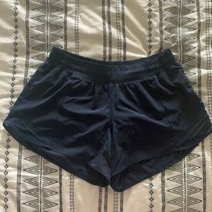 Navy Lulumon Shorts